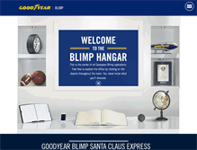 Tablet Screenshot of goodyearblimp.com